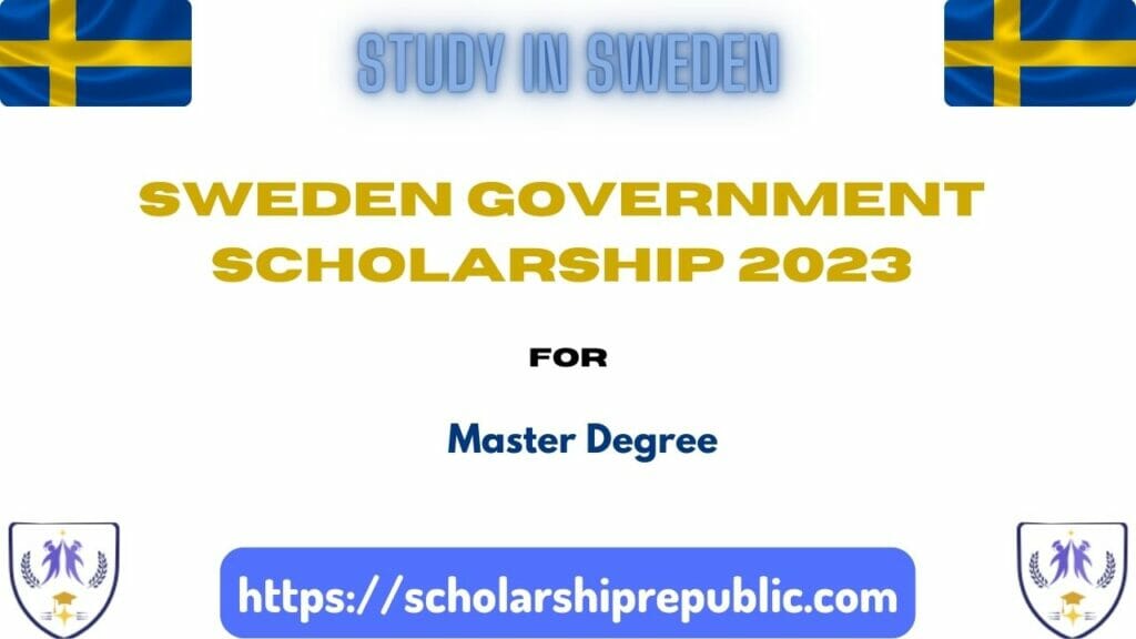 sweden government scholarship banner